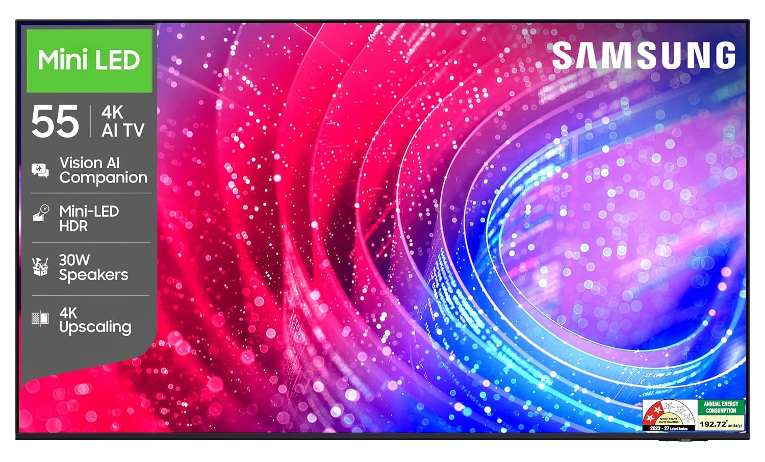 Samsung 55-inch Mini LED 4K Vision AI Smart TV | 2026