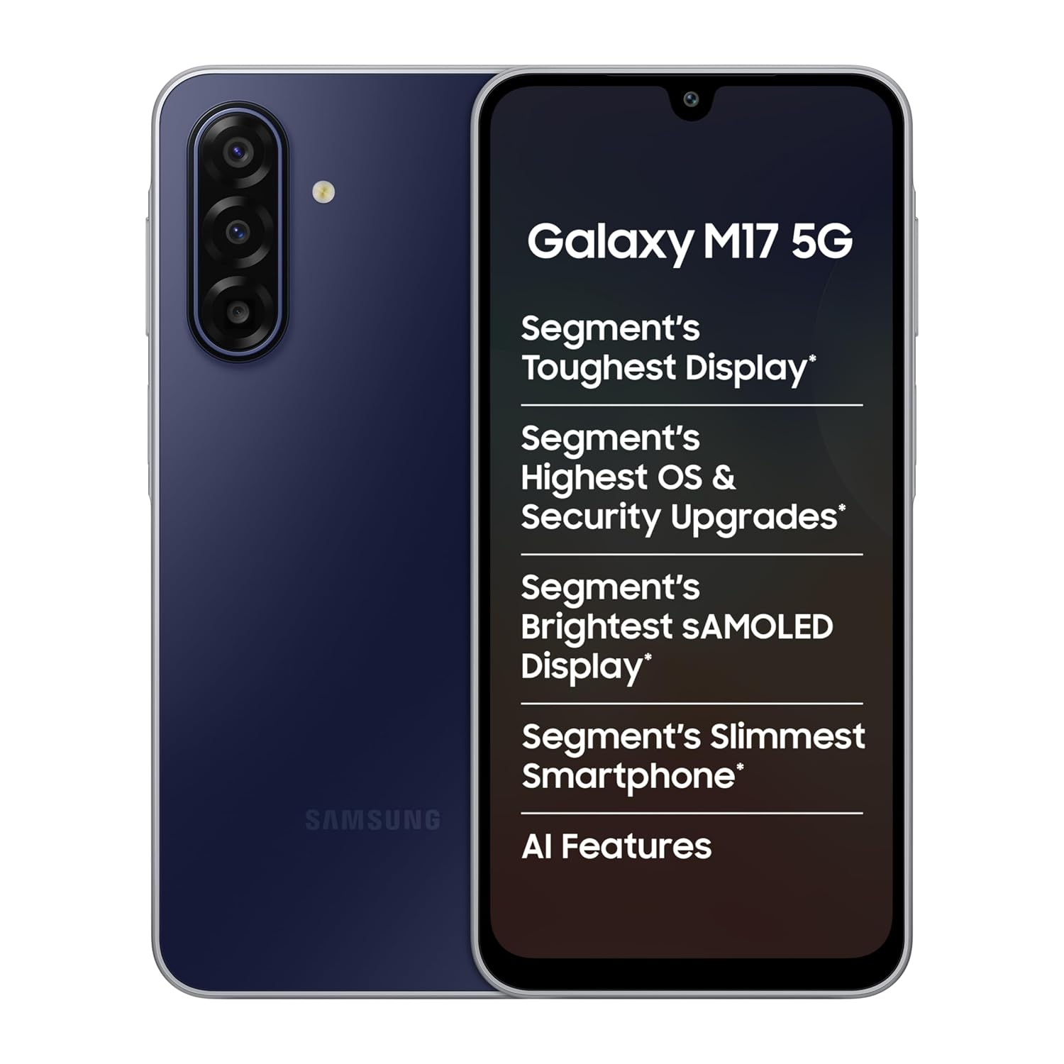 Samsung Galaxy M17 5G Mobile | 4GB RAM, 128GB Storage | 50MP OIS Camera
