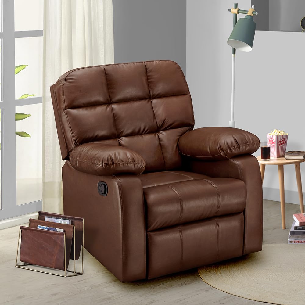 Sleepyhead RX5 by Duroflex Single Seater Manual Recliner | Leatherette