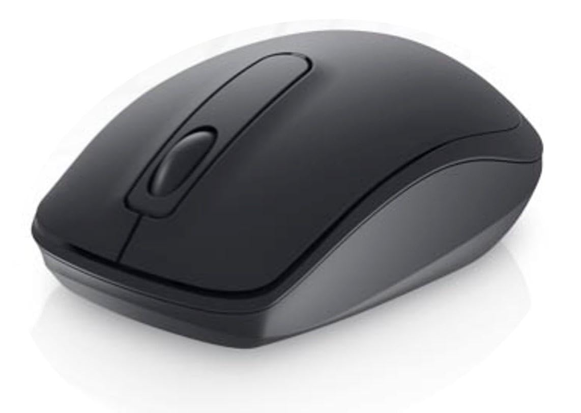 Dell WM118 Wireless Mouse – 1000 DPI, 2.4GHz, 12-Month Battery & Ambidextrous Design