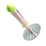 GANESH Stainless Steel Potato Crusher & Vegetable Masher – Ergonomic Handle for Pav Bhaji, Dosa & Paratha Filling