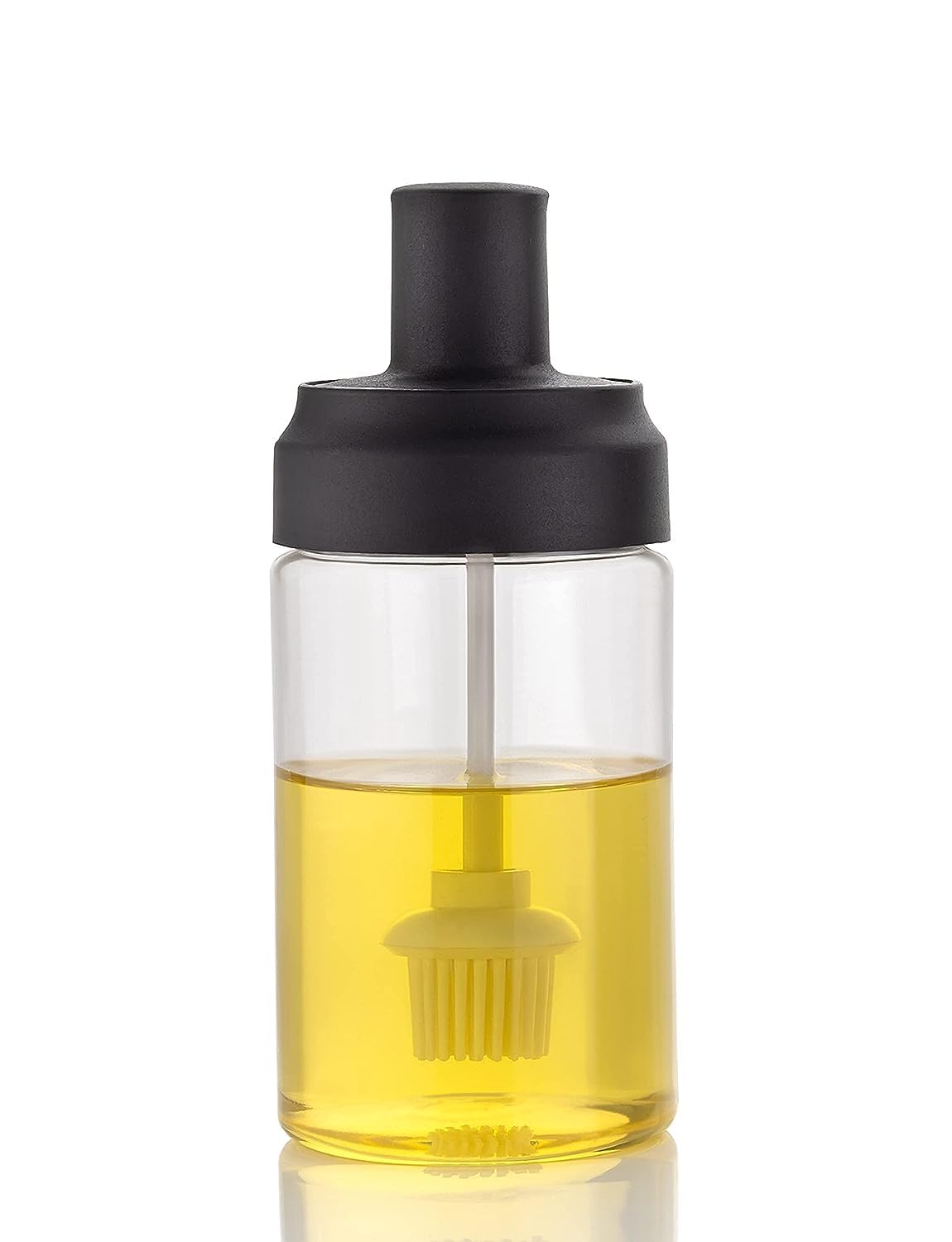 HomeWiz 350ml Oil Dispenser Bottle with Silicone Brush – BPA-Free Kitchen Oil Container