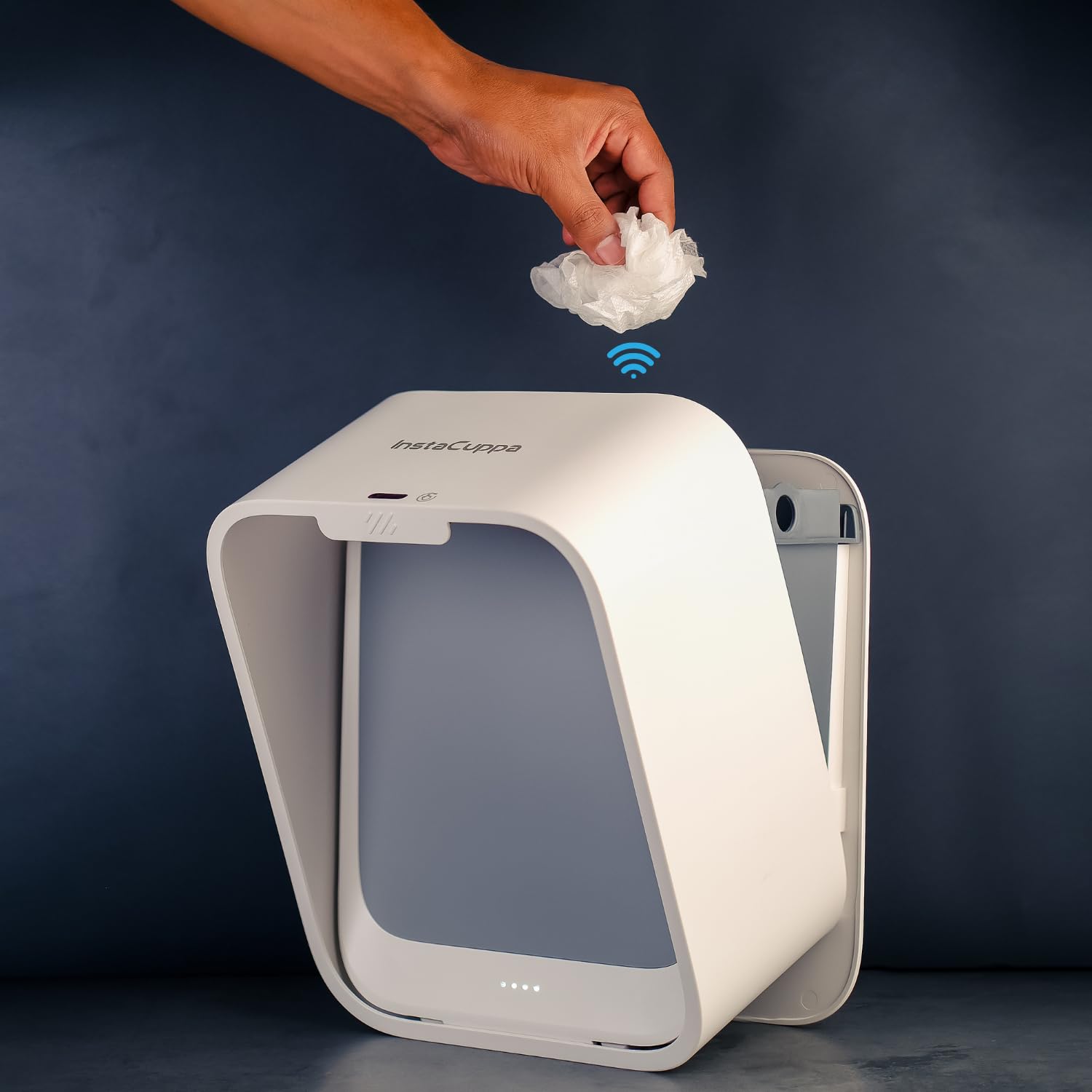 InstaCuppa Smart Sensor Trash Bin – 7L Automatic Touchless Cabinet Dustbin for Kitchen & Bathroom