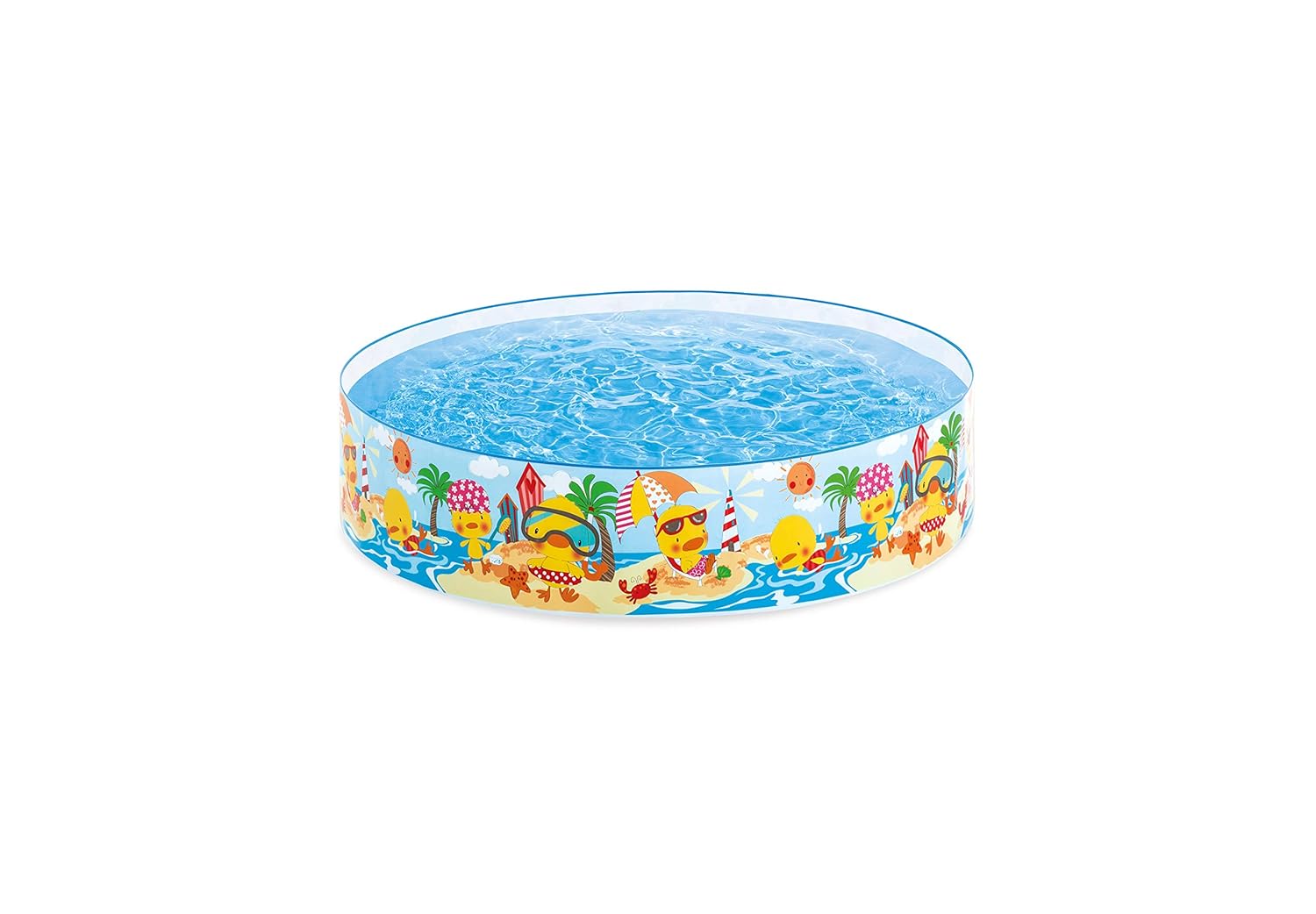 Intex Snapset Water Pool for Kids – 4 Feet Non-Inflatable Portable Outdoor Swimming Pool