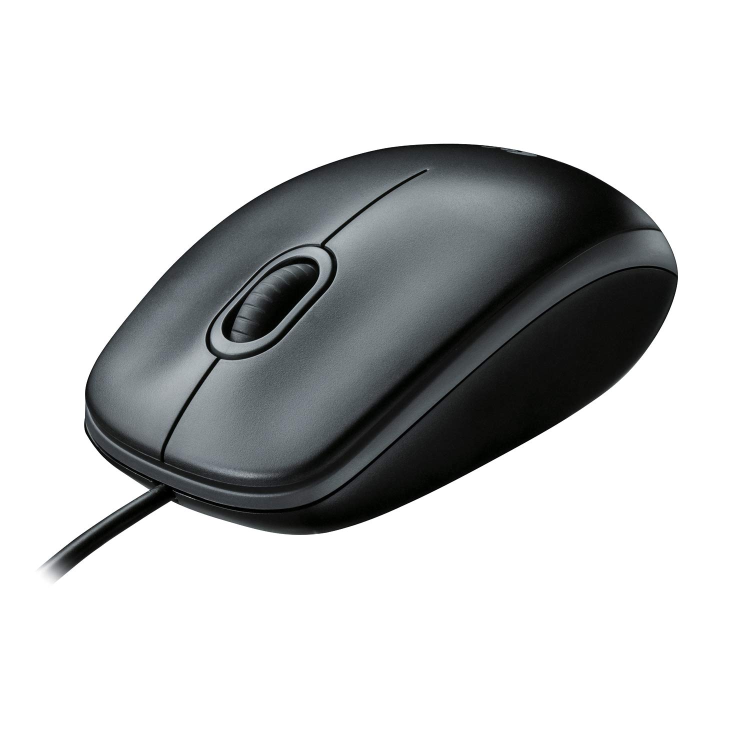 Logitech B100 Wired USB Mouse – 800 DPI Optical Mouse, Ambidextrous Design, Plug & Play USB Connectivity, 3-Year Warranty
