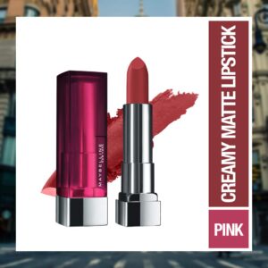 Shop Maybelline New York Color Sensational Creamy Matte Lipstick in 807 Dried Rose. Hydrating matte finish with Shea Butter, rich pigmentation, and long-lasting comfortable wear.