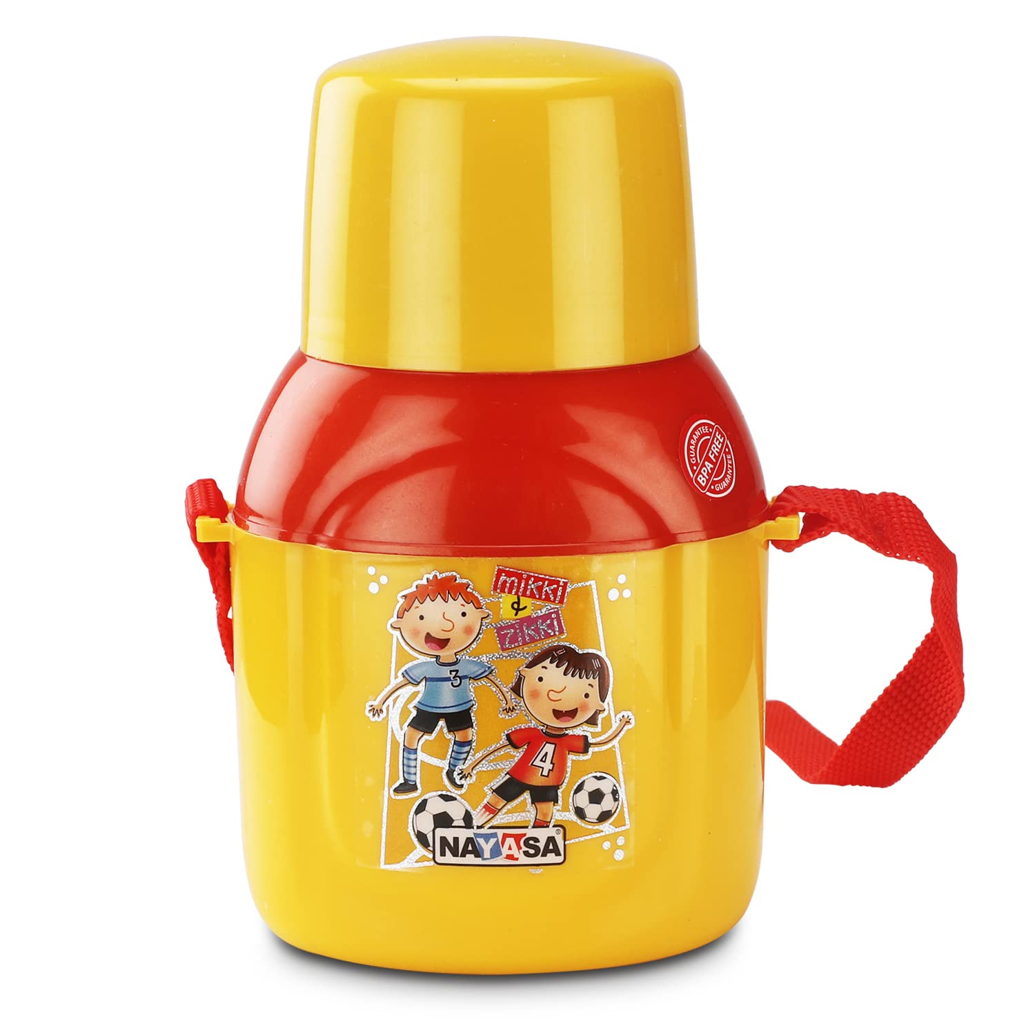 Nayasa Nippy 350ml Kids Water Bottle – Leakproof BPA-Free Sipper Bottle with Cup Lid