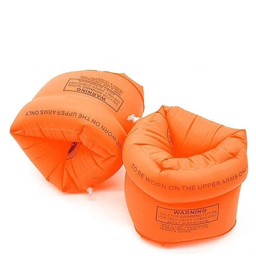 SILENCIO Inflatable Swimming Arm Bands – Floatation Water Wings for Kids & Adults, Lightweight Pool Float Arm Rings