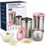 Walfos Stainless Steel Greek Yogurt & Hung Curd Maker 1000ml