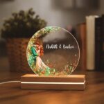 THE GRANDEUR Customised LED Photo Lamp – Personalised Gift for Couples, Birthday, Anniversary & Wedding