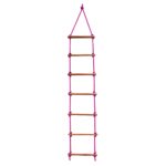 Rope Climbing Ladder for Kids – Indoor Outdoor Ninja Ladder (4–10 Years)