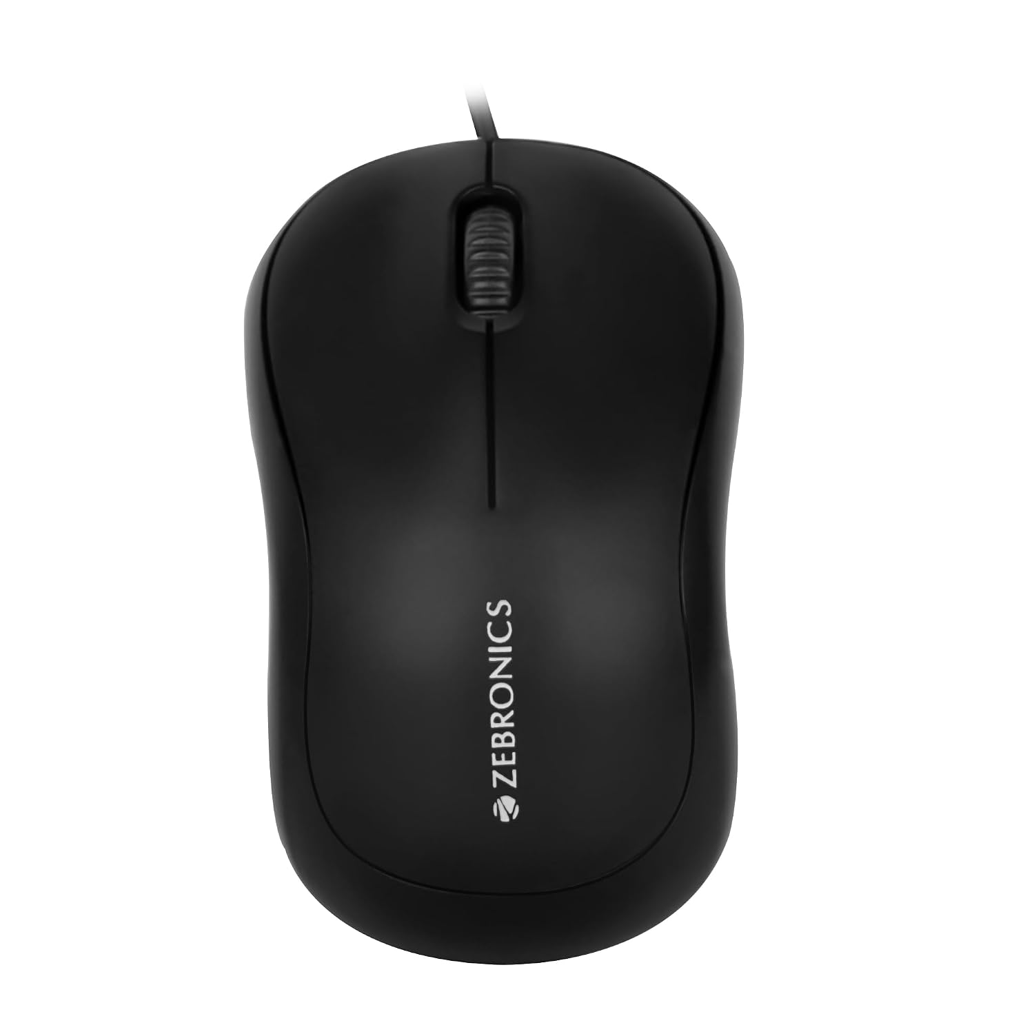 ZEBRONICS Zeb-Comfort Wired USB Mouse – 1000 DPI Optical Sensor, 3 Buttons